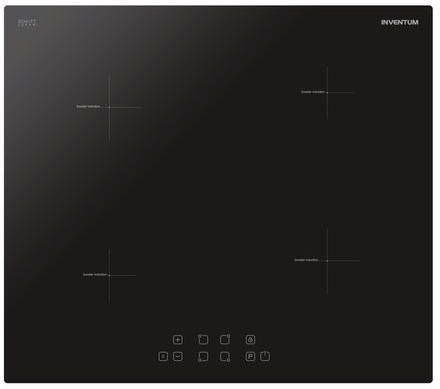 Inventum IKI6030 Inductie inbouwkookplaat Zwart