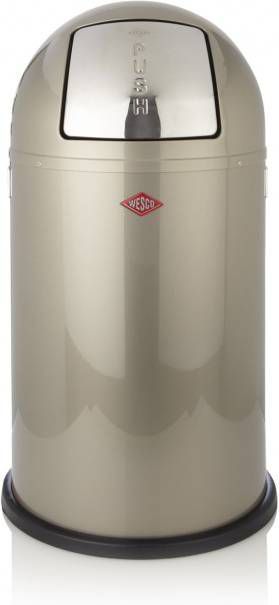 Wesco Afvalemmer Pushboy 50 liter, nieuw zilver