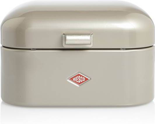 Wesco Single Grandy Broodtrommel Nieuw Zilver