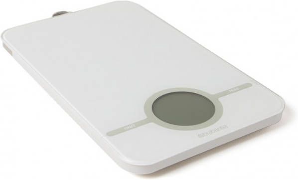 Brabantia Tasty+ Keukenweegschaal Digitaal, Op Batterijen Light Grey