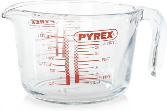 Pyrex Maatbeker Classic Prepware Hittebestendig Glas 1 Liter online kopen