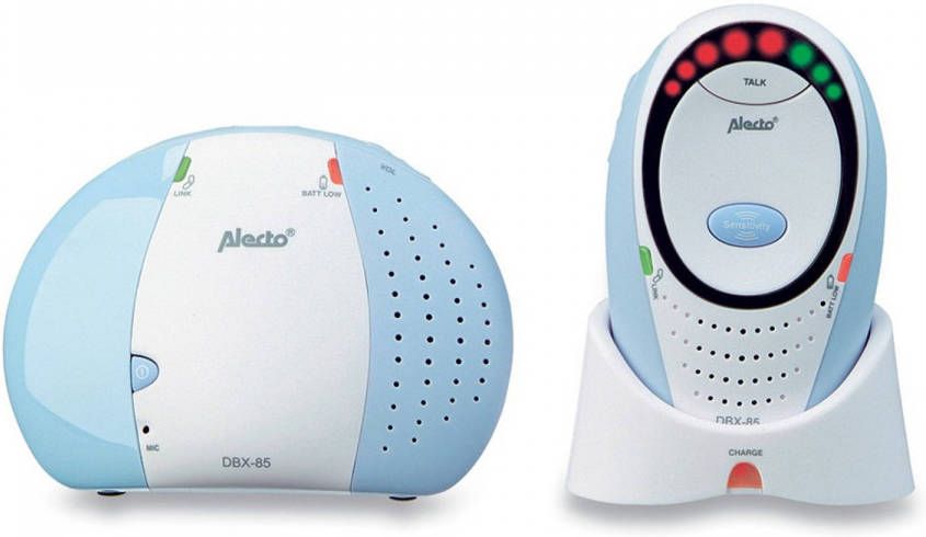 Alecto Full Eco Dect Babyfoon Dbx 85 Eco Wit blauw