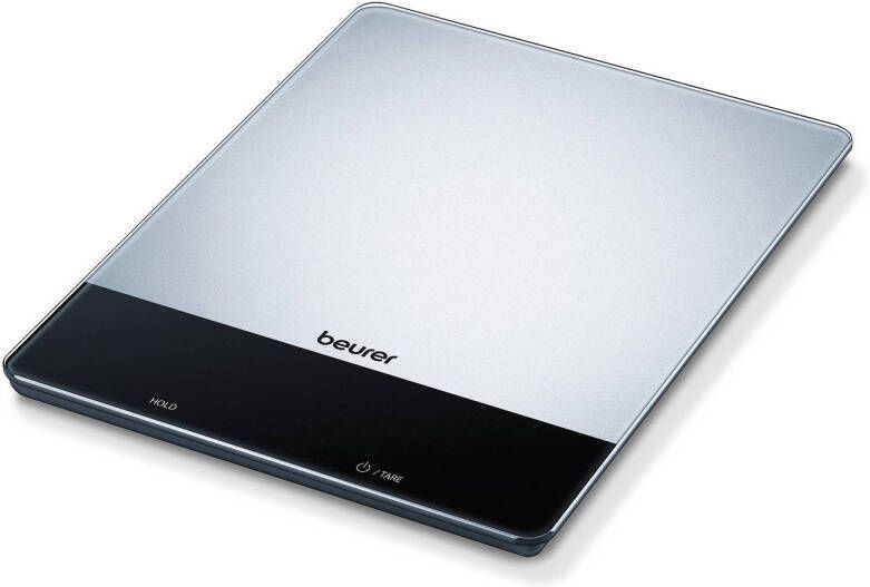 Beurer Ks34 Keukenweegschaal Xl 15kg Incl Batterijen Rvs