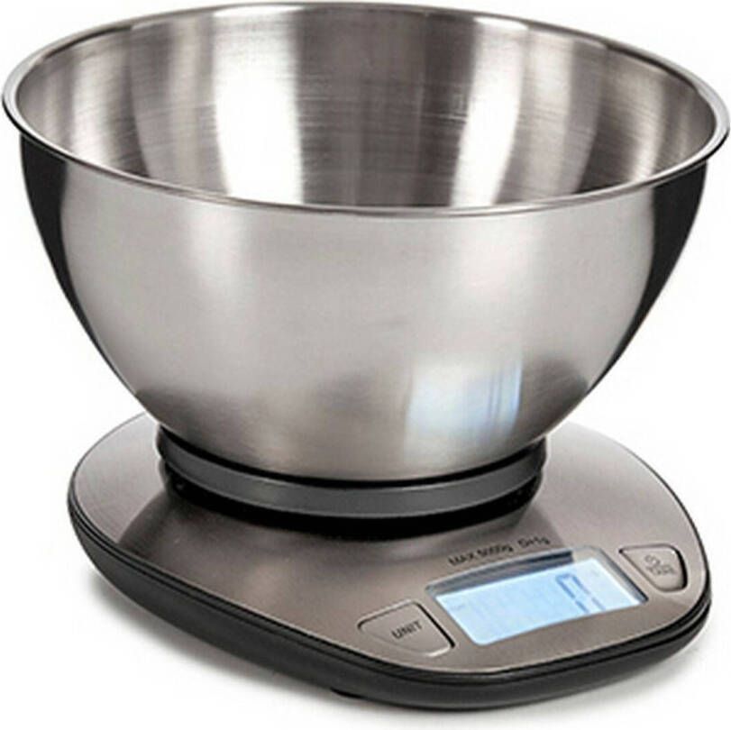 Bigbuy Home Keukenweegschaal Metaal 5 Kg(22 X 13 X 22 Cm )
