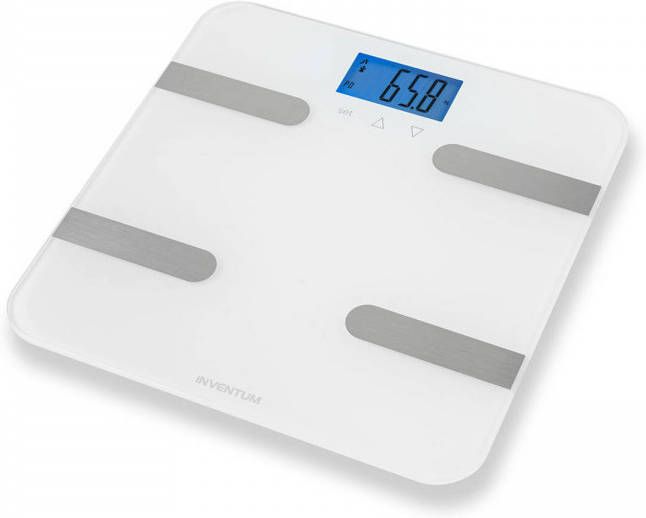 Inventum Pw810w Personenweegschaal Lcd Displ Glas/wit