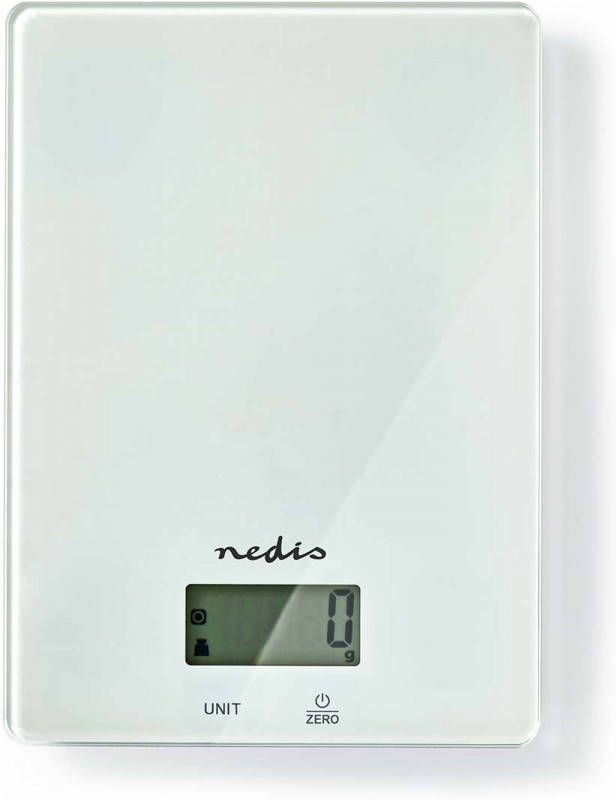 Nedis Keukenweegschaal Kasc610wt Wit