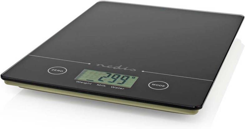 Nedis Keukenweegschaal Kasc620bk Zwart