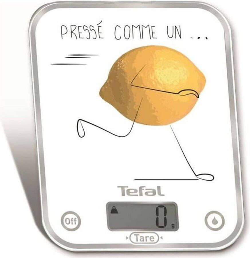 Tefal Keukenweegschaal Bc5135v0 Optiss Pressed Like A Lemon 5 Kg