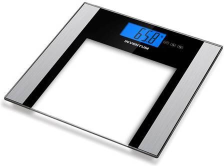 Inventum Personenweegschaal Doorzichtig Glas 180 Kg Pw708zw