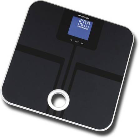 Inventum Personenweegschaal PW730BG 180 kg glas zwart