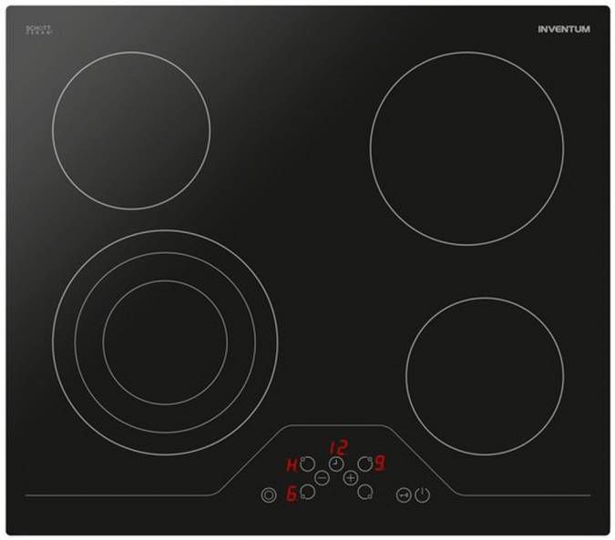 Inventum IKC6031 Keramische inbouwkookplaat Zwart