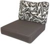 Kopu ® Retro Flower Loungekussenset Zit en Rug 60 cm Grey online kopen