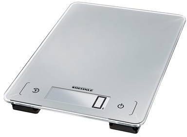 Soehnle Keukenweegschaal Page Aqua Proof digitaal 10 kg zilverkleurig online kopen