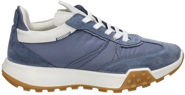 Ecco Retro suède sneakers blauw
