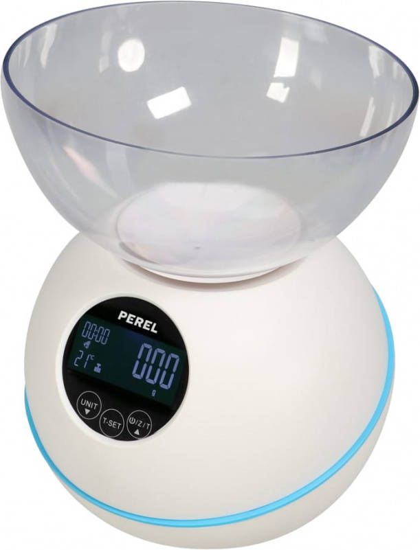 Perel Keukenweegschaal Digitaal 16 X 16 Cm Abs