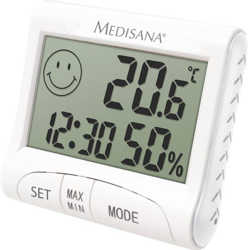 Medisana HG 100 Digitale thermo hygrometer Tafelklok
